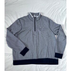 Copper & Oak Supply The Authentic Men’s Sweater XL Quarter Zip Pullover Blue